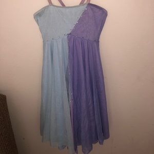 Lavendar and Sky Blue Dance Costume